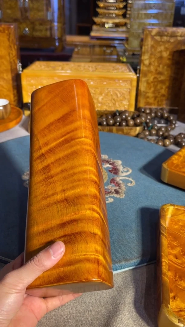 乌木类成套家具金丝楠枕头 12