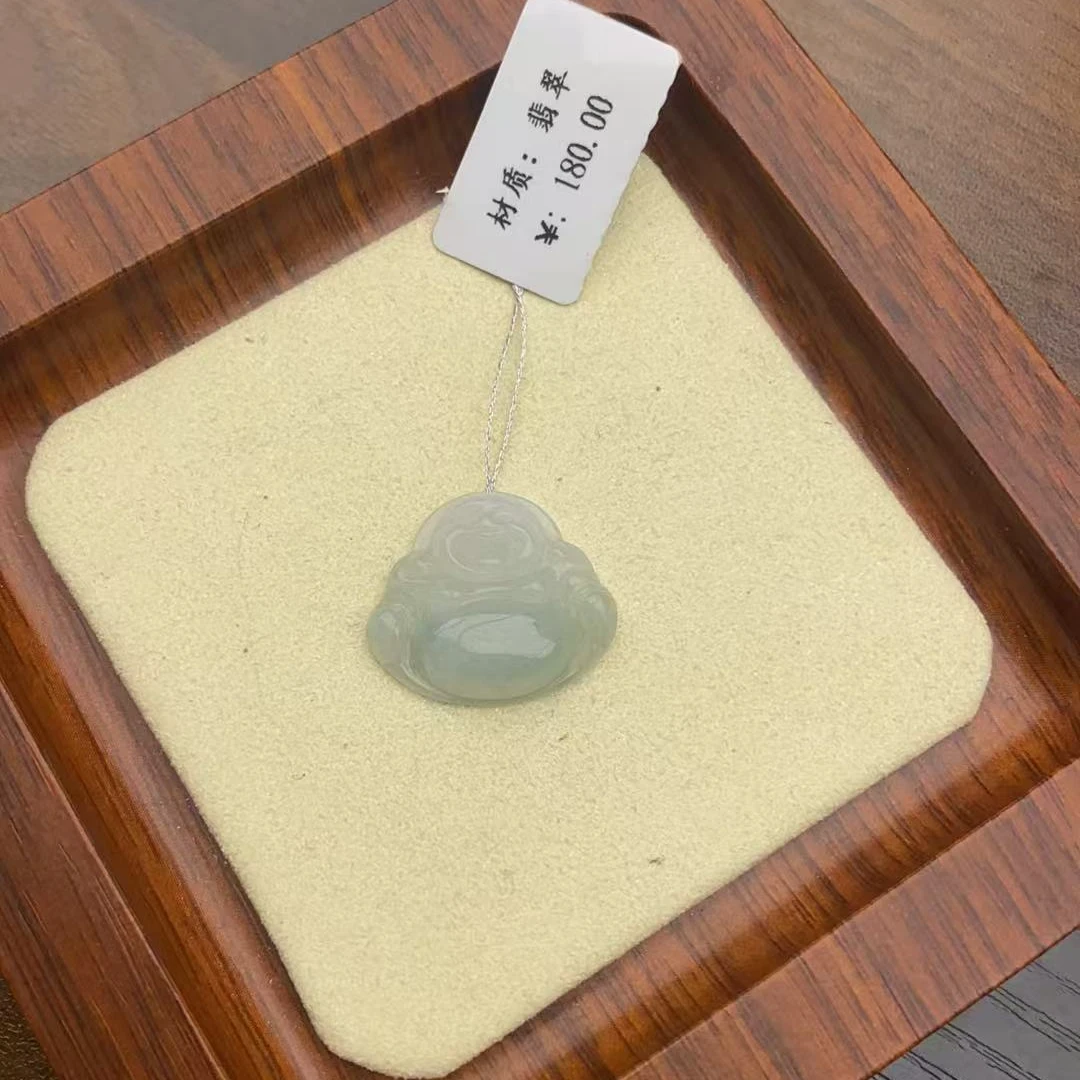 天然缅甸翡翠佛公