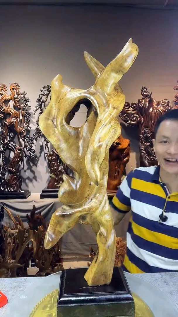 金丝楠胜**涯小叶桢楠随行摆件36