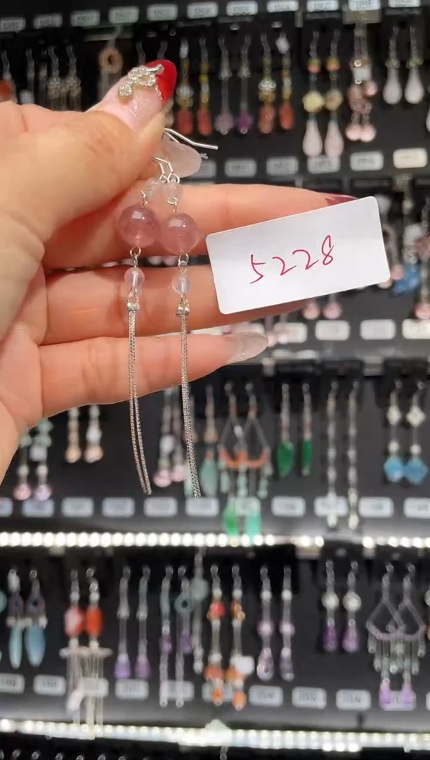 【闪购商品】紫晶耳饰银S925镶嵌喜欢拍