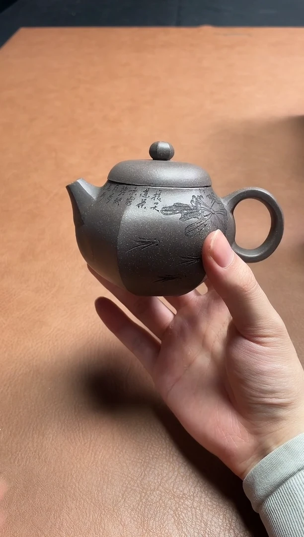 茶壶紫砂75 宜兴原矿紫砂