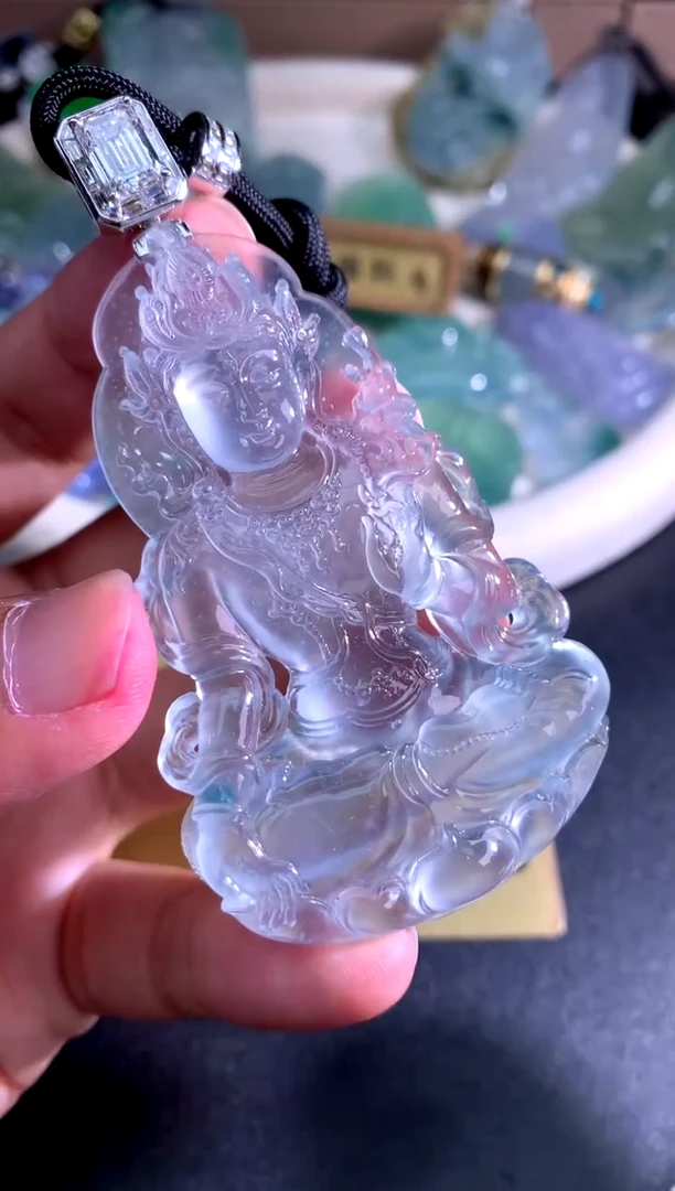 颈饰未镶嵌翡翠天然A货翡翠 定制翡翠 定金