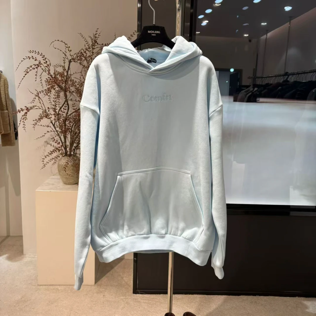 连帽男套头运动卫衣时尚春季设计师女士宽松均码带帽加绒083