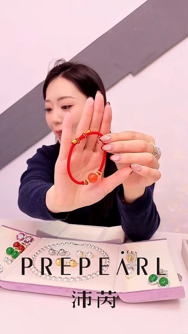 纯铜石英石直播间专享南红手串 新款福利03