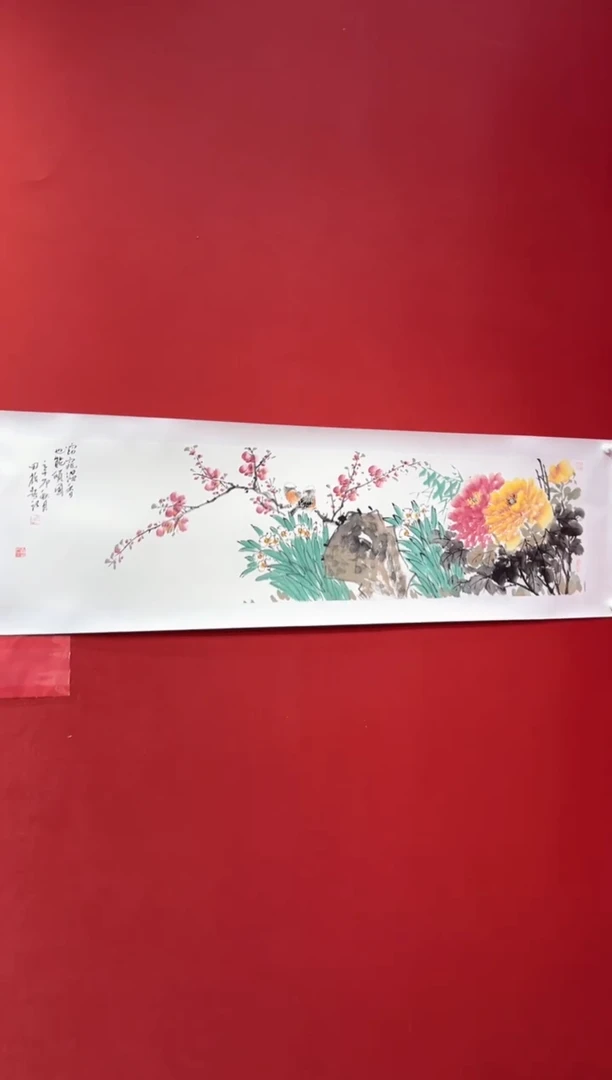 国画田哲老师现场创作 15