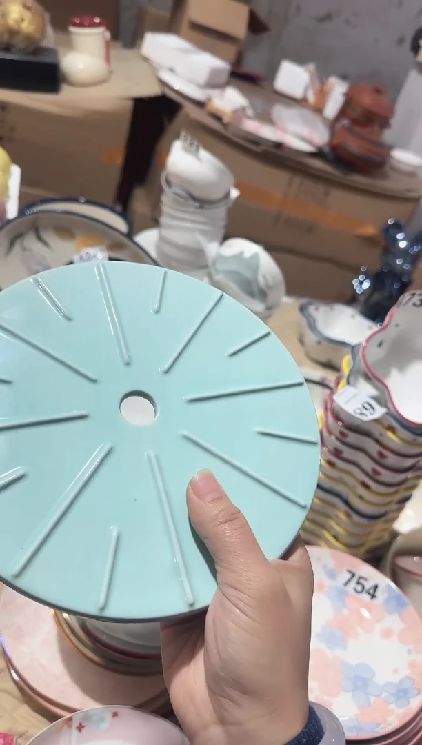 锅垫【8寸★1个】黑点针眼属正常陶瓷都有介意慎拍微瑕破损包赔