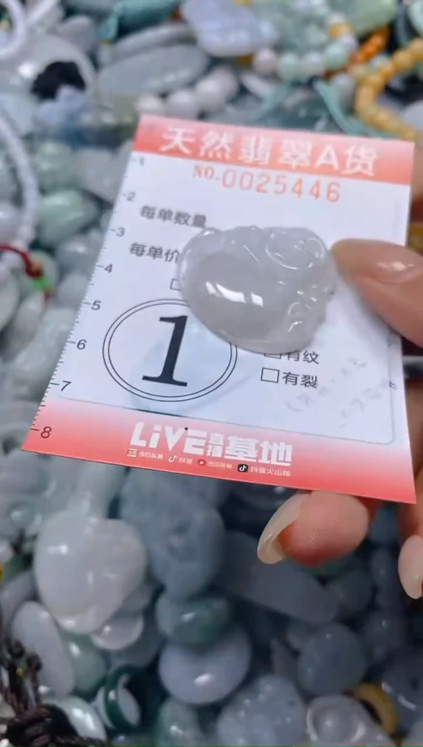 翡翠未镶嵌颈饰闪购0025446