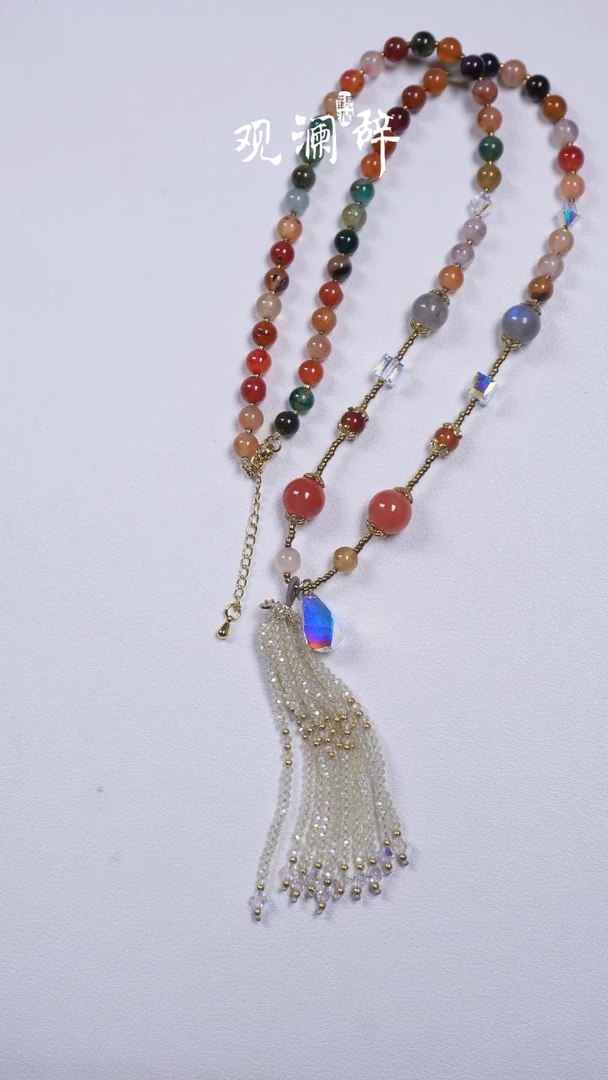 【闪购商品】玛瑙/玉髓颈饰未镶嵌颈链