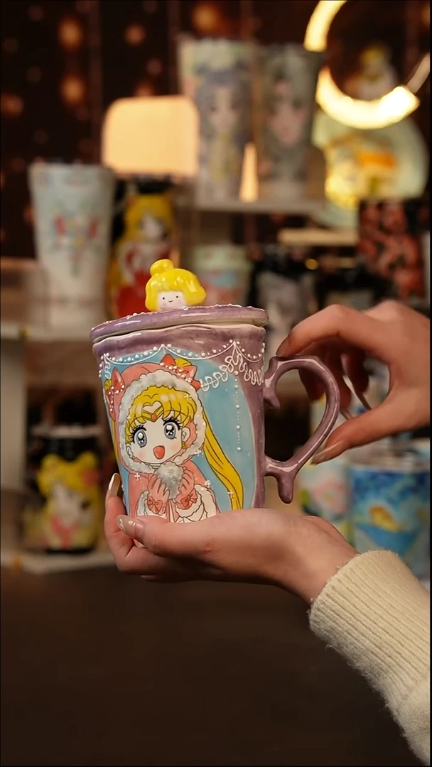 景德镇手工手绘文创陶瓷杯