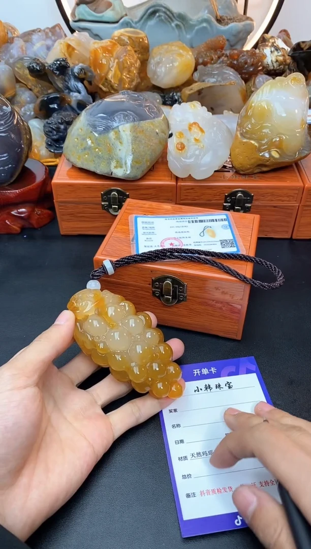 【闪购商品】未镶嵌玛瑙/玉髓珠宝奇石1