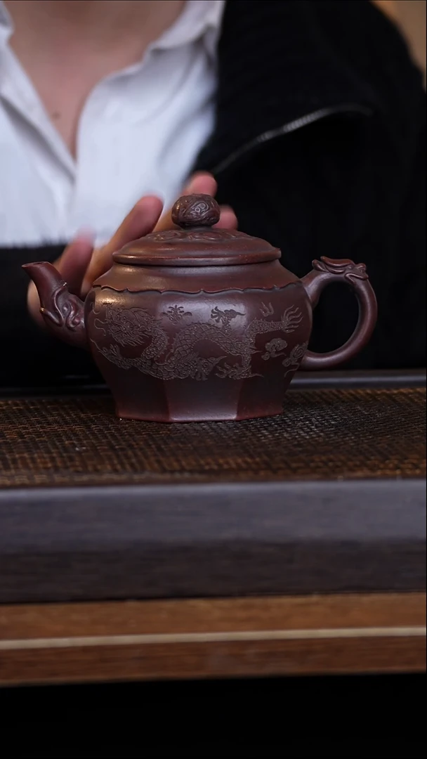 茶壶紫砂宜兴手工原矿紫砂壶001