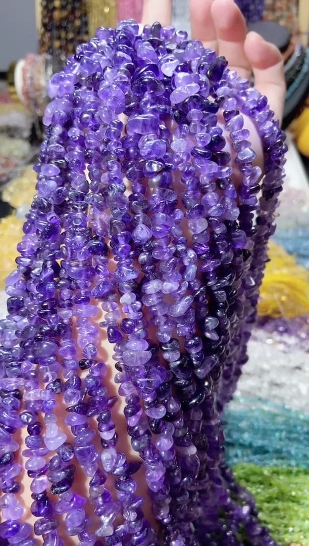 未镶嵌珠宝半成品水晶紫水晶