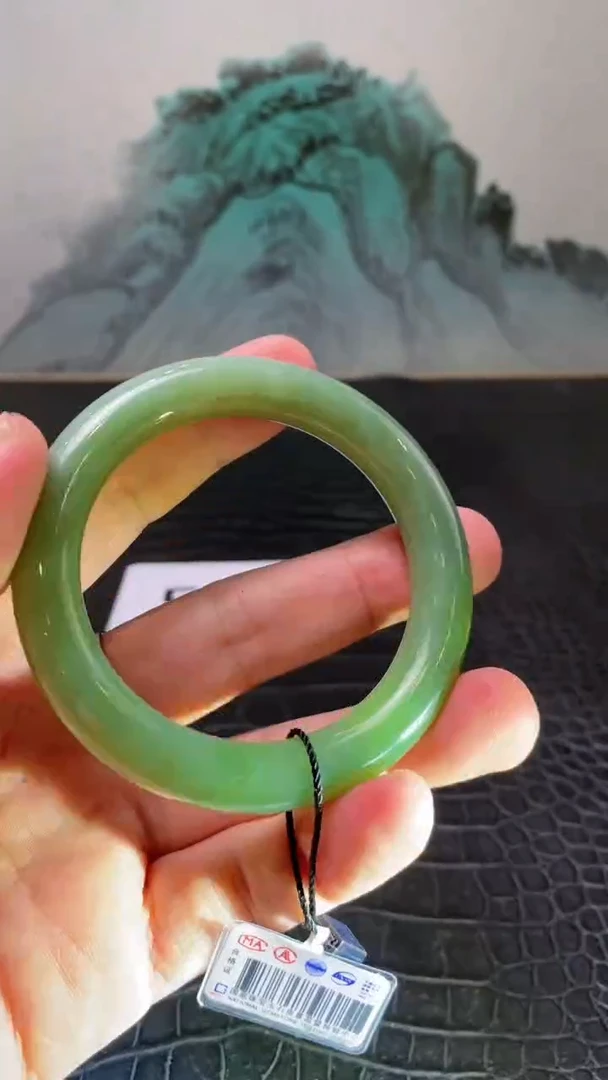 未镶嵌手镯和田玉（碧玉）一个