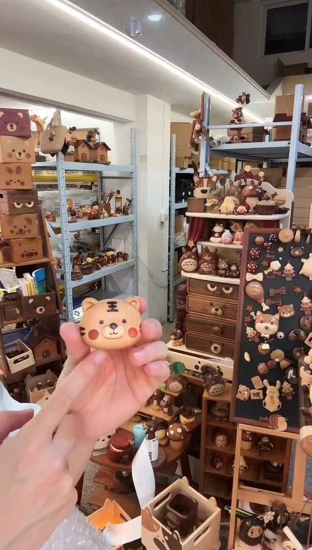 木瑕疵老虎冰箱贴