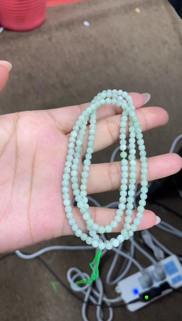 未镶嵌手链翡翠小米珠