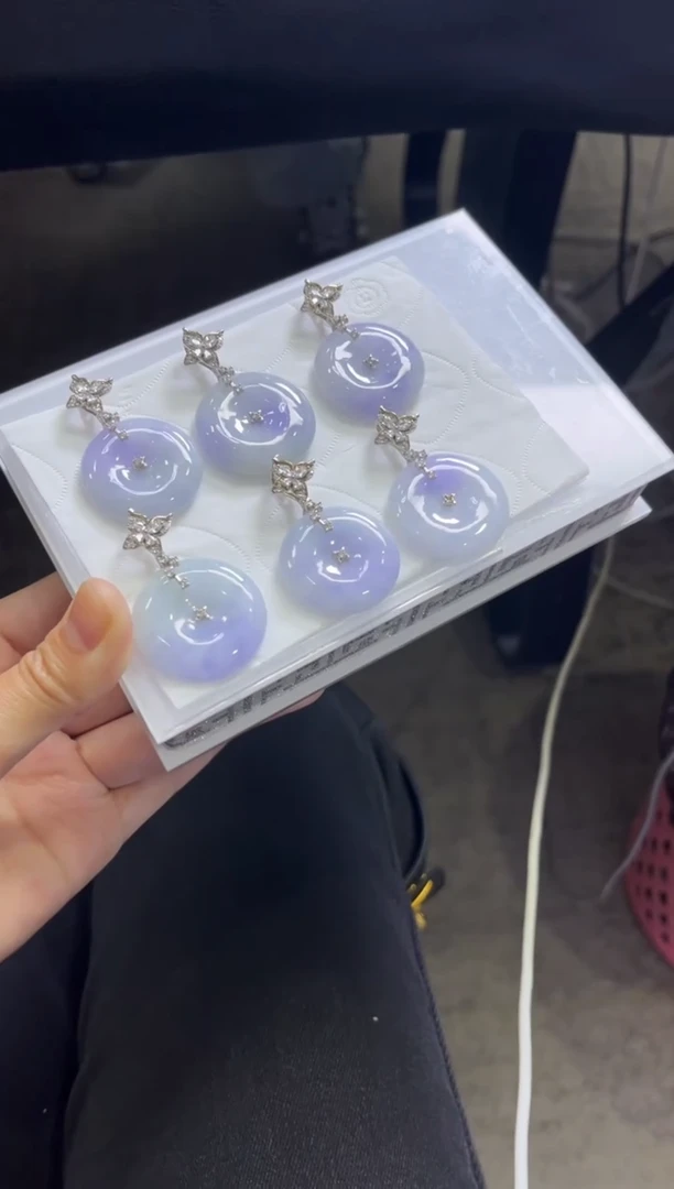 颈饰银S925镶嵌翡翠Z125/多样性发一件/配绳子