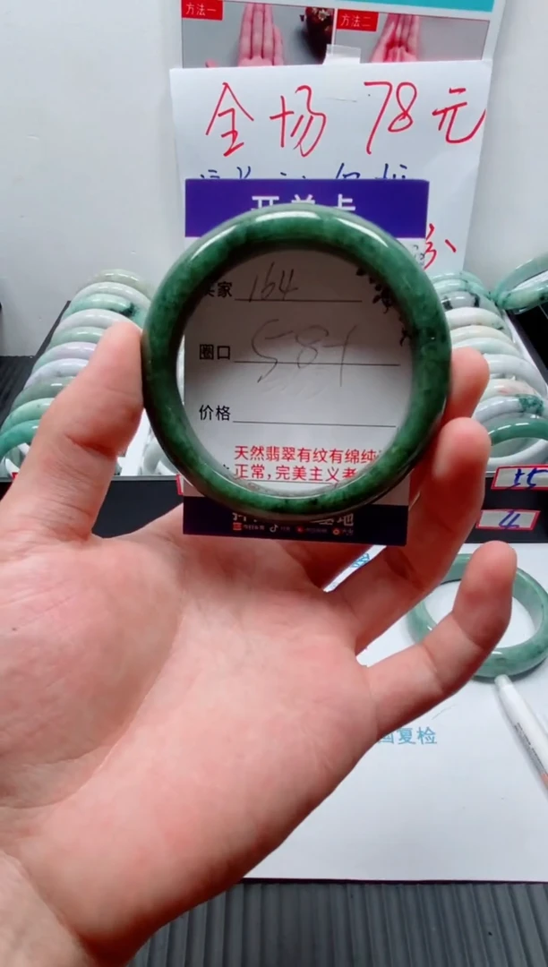 未镶嵌手镯翡翠164