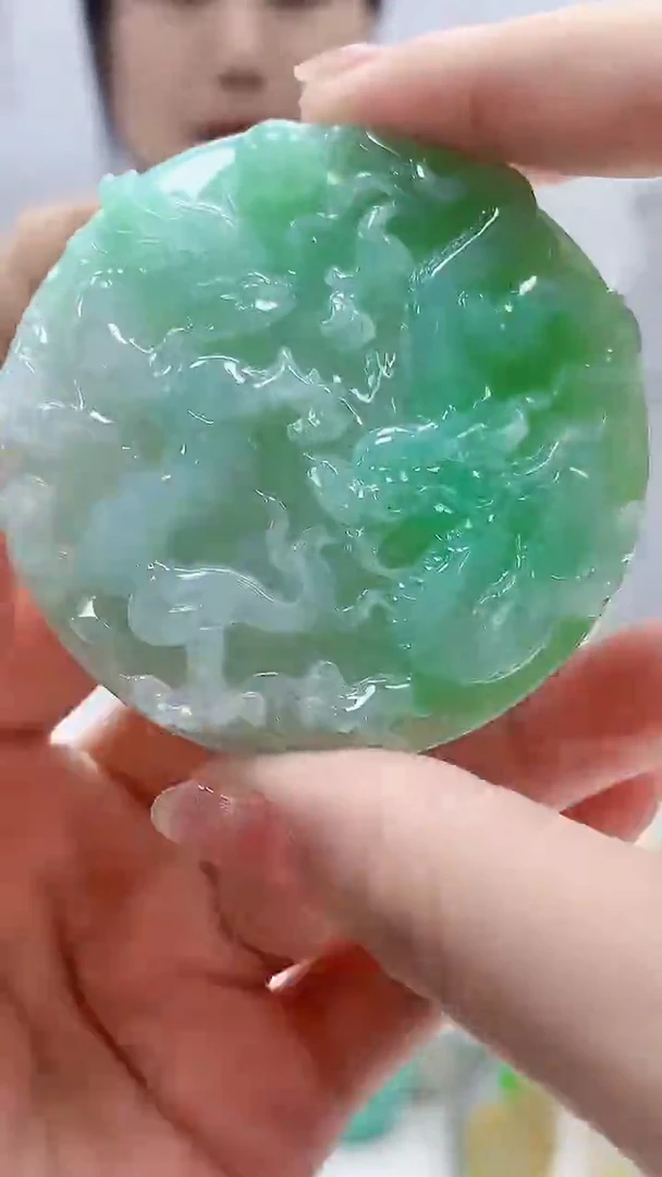 定制翡翠未镶嵌4902lr-毛货挂件207
