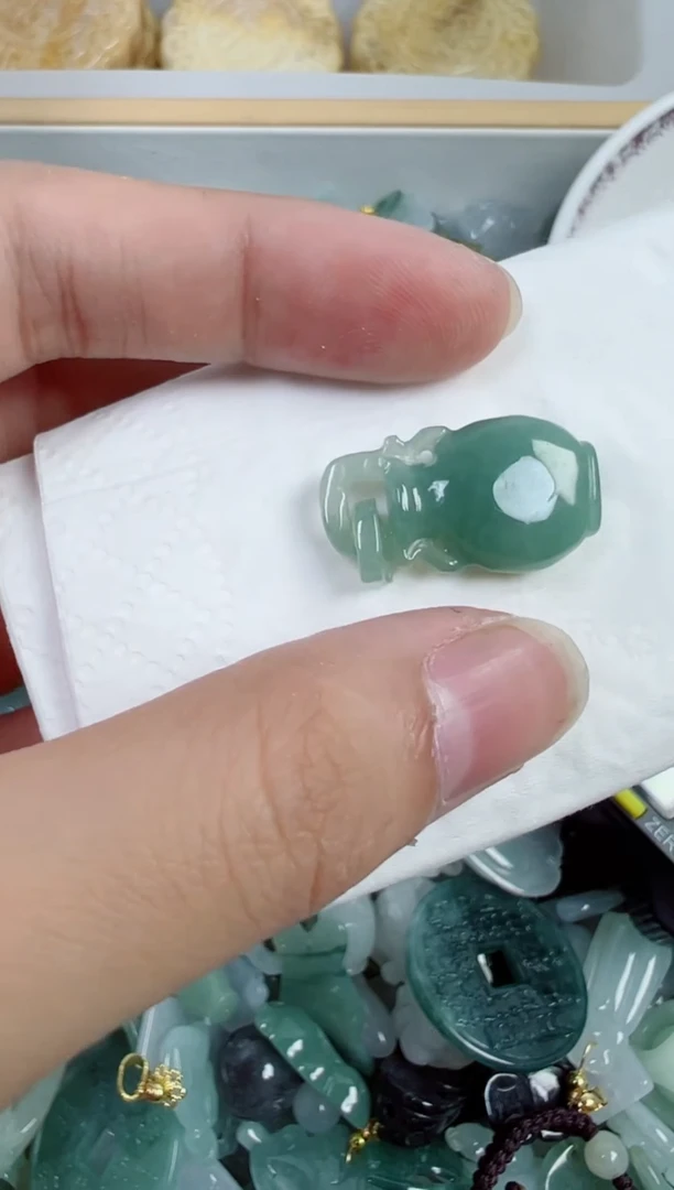 散珠翡翠733号链接，A货翡翠