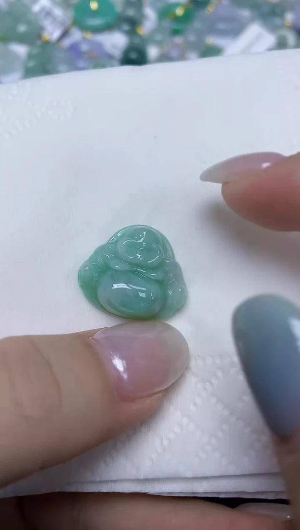 翡翠未镶嵌颈饰天然缅甸翡翠A货