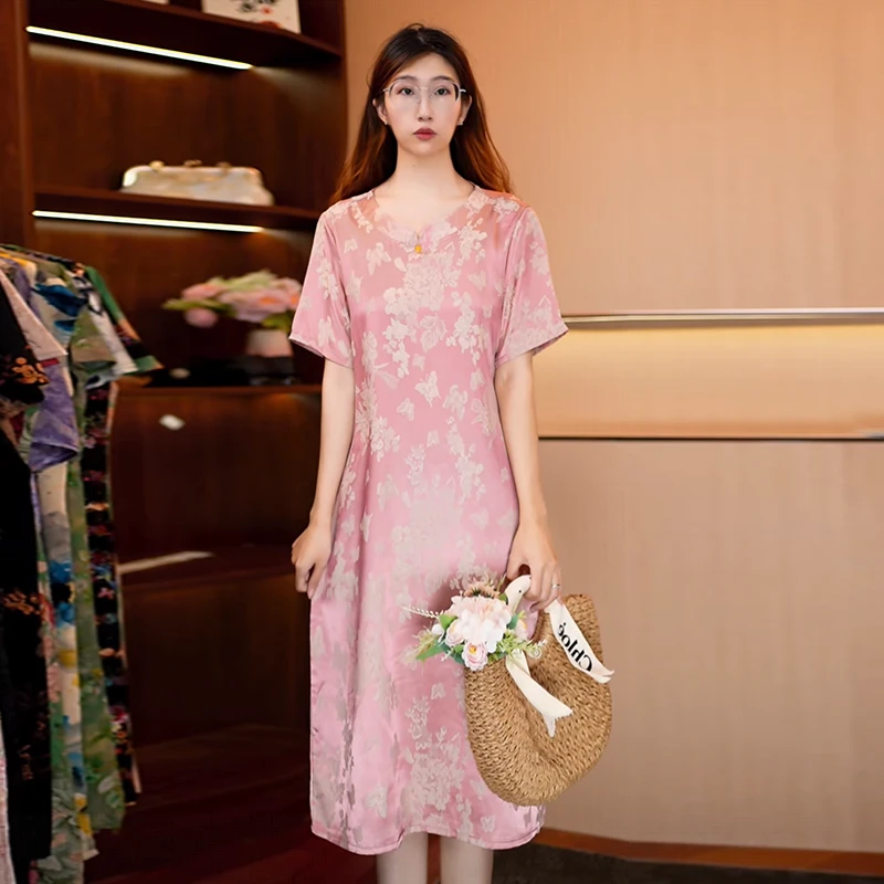 【琉璃蝴蝶】新款显白遮肉连衣裙B