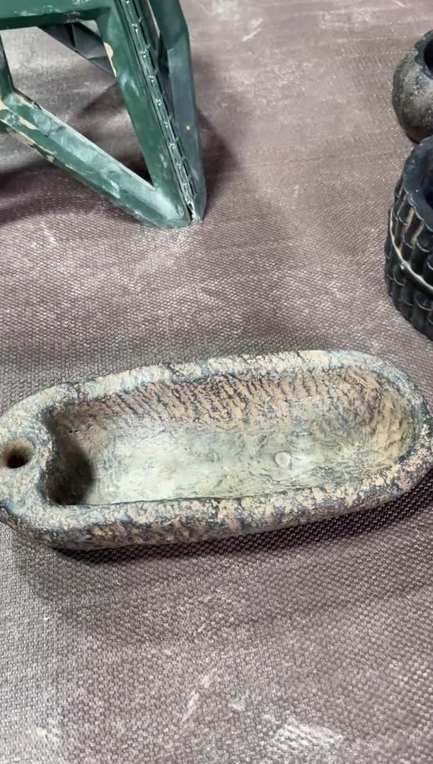 陶土【火山泥】牛槽盆