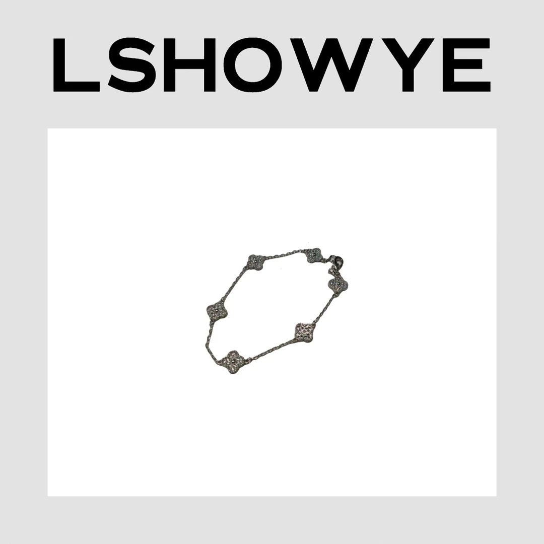 非金属树脂手链  LSHOWYE｜ 大花瓣亮钻多色手链 ES001