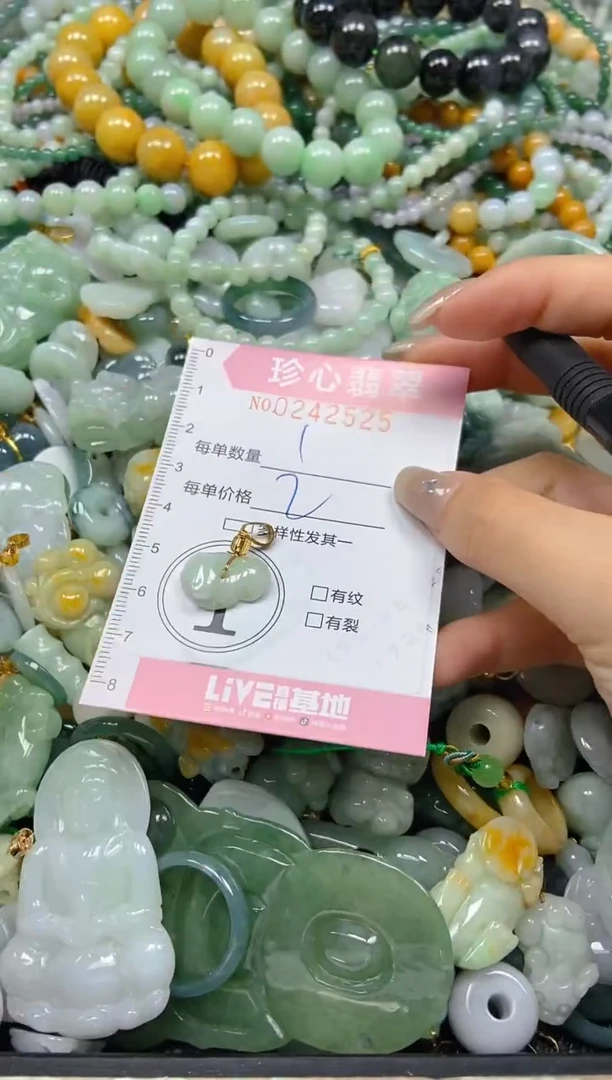 翡翠未镶嵌颈饰闪购0242525