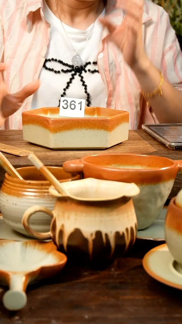 盘 高颜值粗陶餐具限时抢购