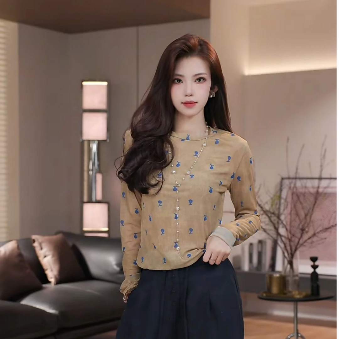 【SW】T恤女夏季薄款时尚百搭休闲洋气上衣YS-0152