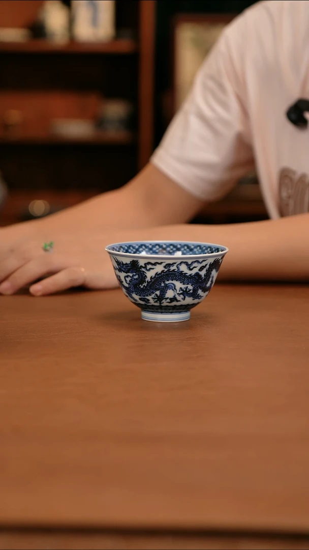 八**青舜瓷天工一品龙杯