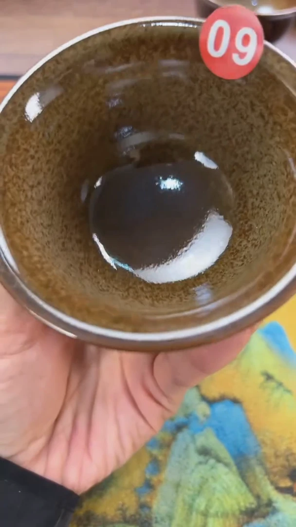 石头釉土釉双拼色杯