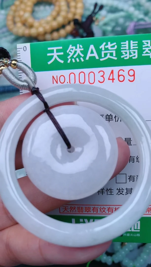 翡翠未镶嵌颈饰.0003469