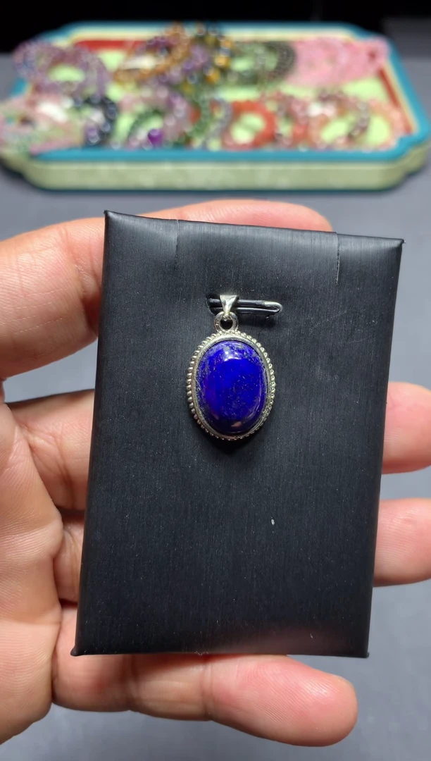 青金石未镶嵌颈饰W11（随机性发货只发一单）