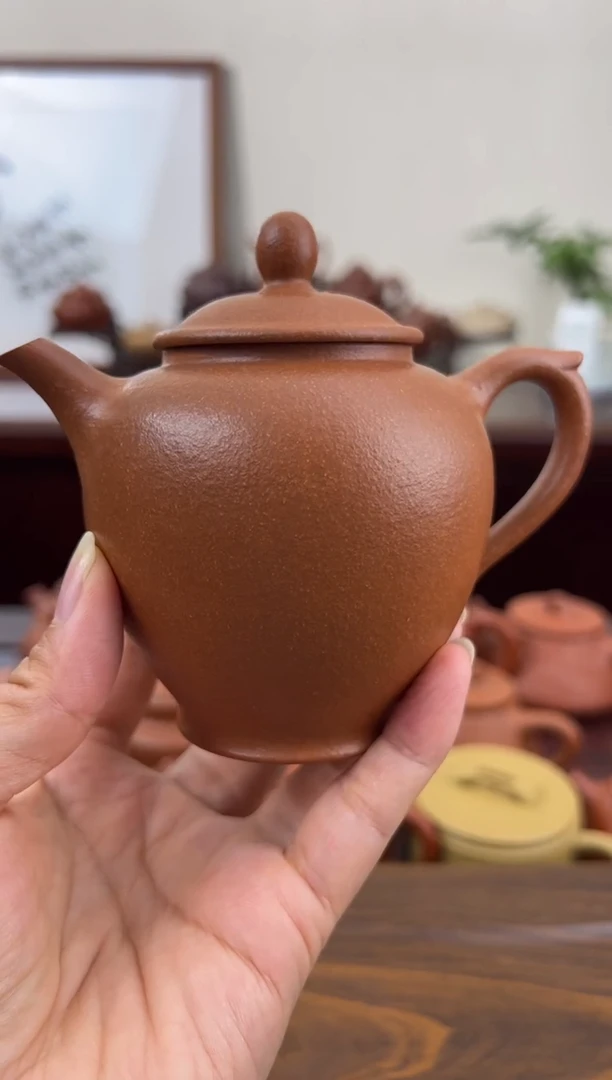 茶杯紫砂黄降坡宫灯壶220CC