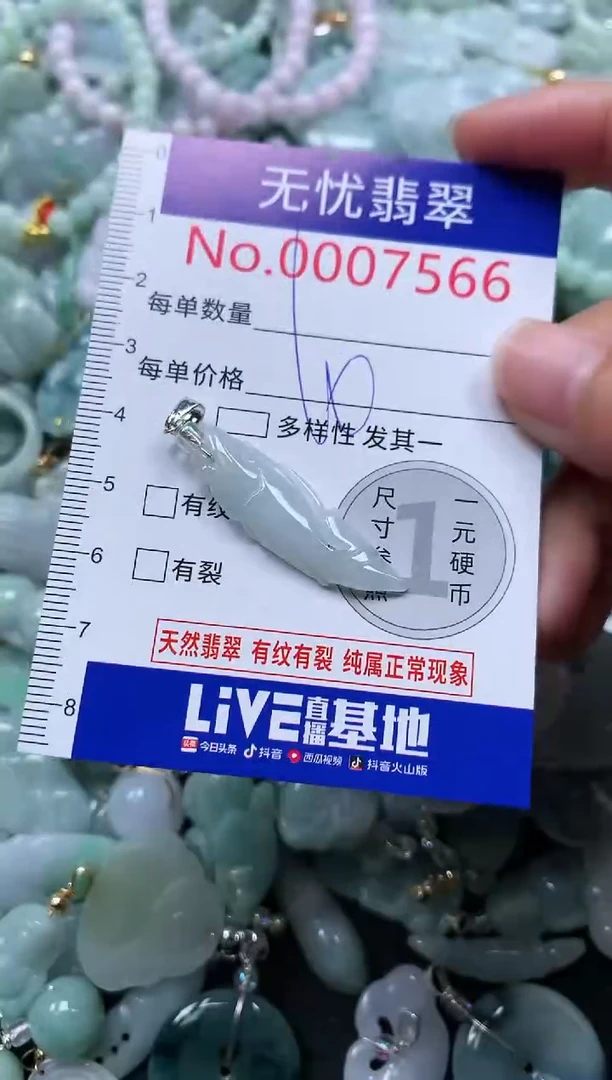 颈饰未镶嵌翡翠7566