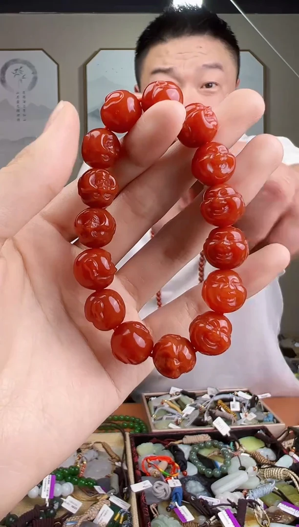 颈饰未镶嵌南红玛瑙多样性发货 拍一单发一个