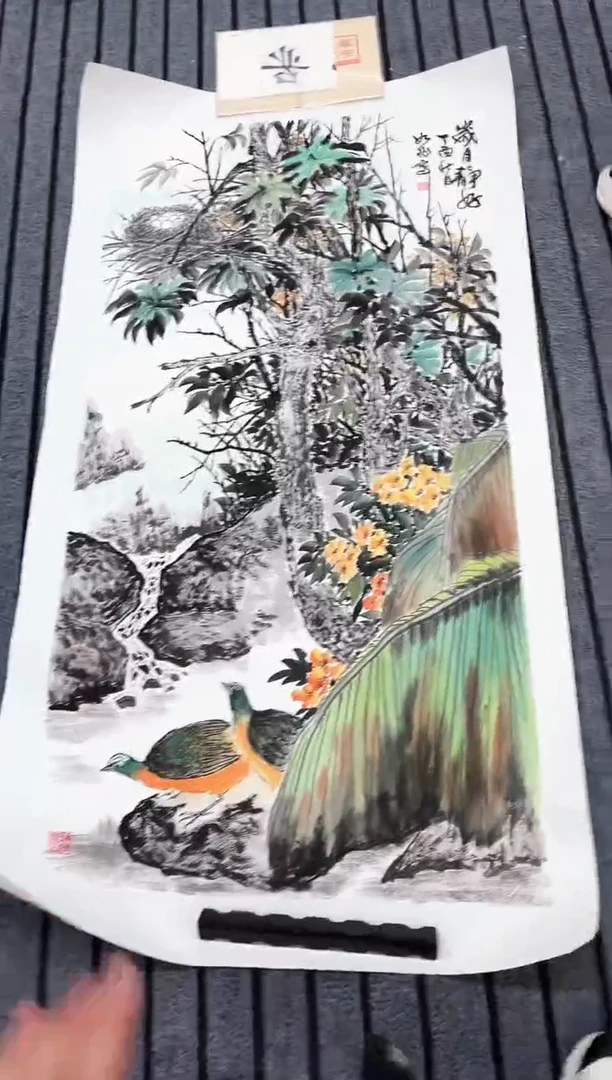 精品国画花鸟作品