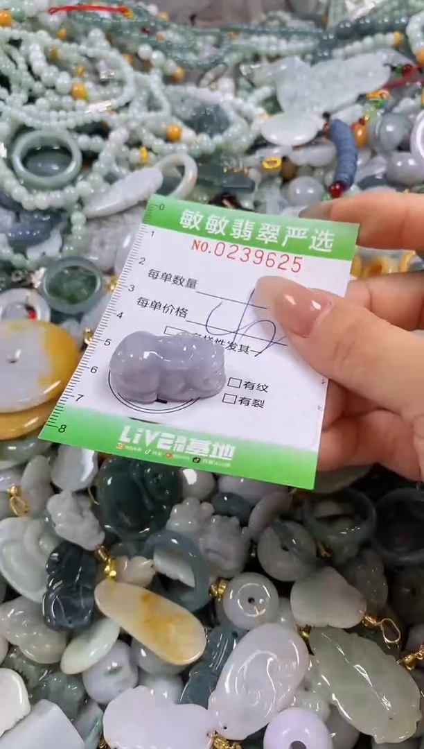 翡翠未镶嵌颈饰闪购0239625