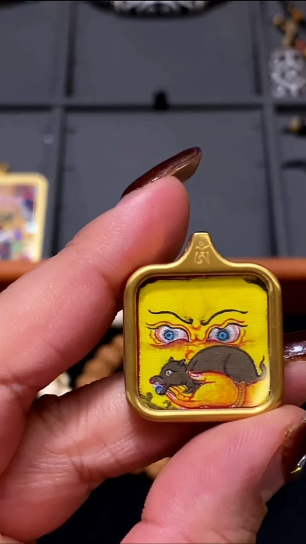 柏香籽/百香籽吊坠卡卡黄 cc