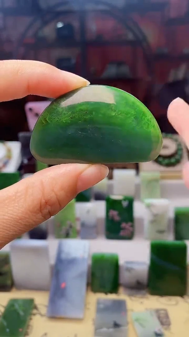 和田玉未镶嵌挂件87