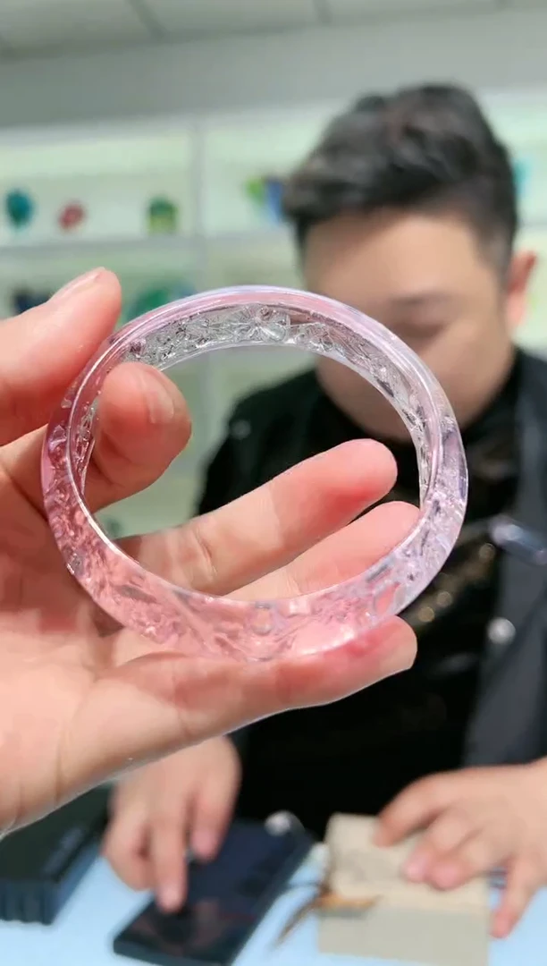 【闪购商品】茶宠古法琉璃粉色55