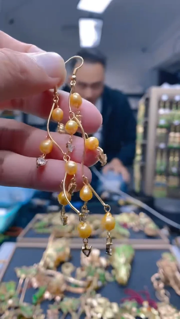 【闪购商品】淡水珍珠耳饰合金13珍珠饰品