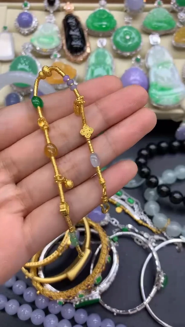 未镶嵌手链翡翠514-中国好珍宝