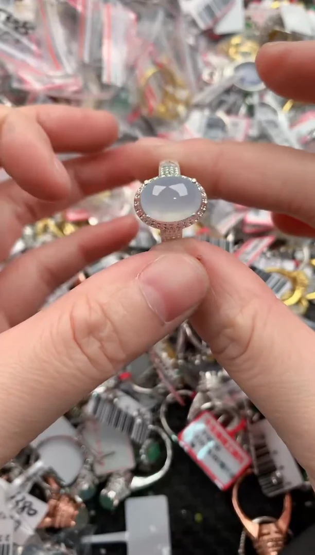 未镶嵌戒指翡翠3333----9