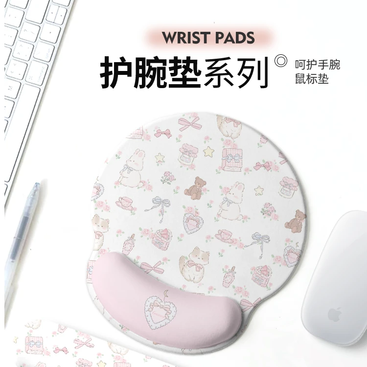 原创可爱护腕鼠标垫女生家用加厚手腕垫子笔记本电脑办公键盘手托
