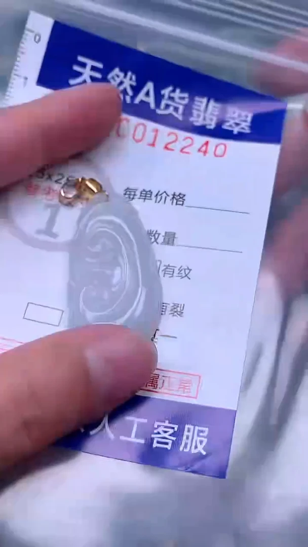 吊坠(赠链)未镶嵌翡翠1