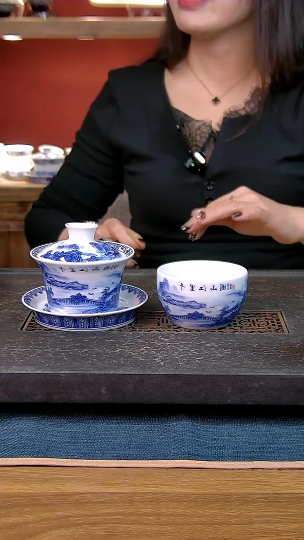 简装家用款2件套 白瓷陶瓷茶具