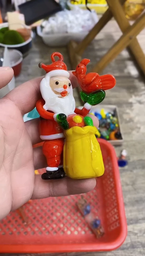 【闪购商品】琉璃手工艺品圣诞老人