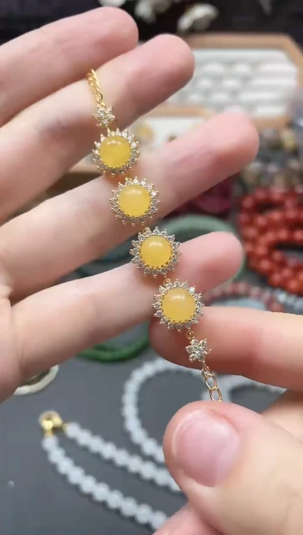 手链蜜蜡未镶嵌多样性发货拍一发一